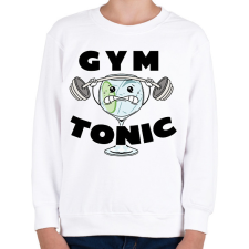 PRINTFASHION Gym tonic - Gyerek pulóver - Fehér gyerek pulóver, kardigán