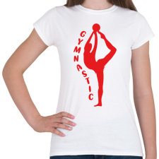 PRINTFASHION Gymnastic - Női póló - Fehér női póló