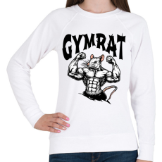 PRINTFASHION Gymrat - Női pulóver - Fehér
