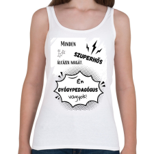 PRINTFASHION Gyógypedagógus - Női atléta - Fehér női trikó