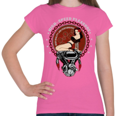 PRINTFASHION Gyors öröm - Női póló - Rózsaszín