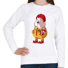 PRINTFASHION Gyorskaja - Női pulóver - Fehér