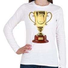 PRINTFASHION Győztes - Női hosszú ujjú póló - Fehér női póló