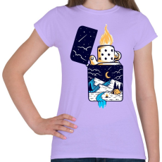 PRINTFASHION Gyújtó  - Női póló - Viola