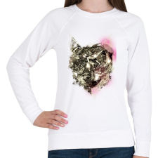 PRINTFASHION Gyűlölt gépezet - Női pulóver - Fehér női pulóver, kardigán