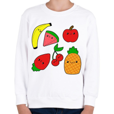 PRINTFASHION Gyümölcsök - Gyerek pulóver - Fehér gyerek pulóver, kardigán
