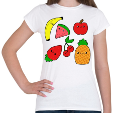 PRINTFASHION Gyümölcsök - Női póló - Fehér női póló