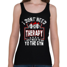 PRINTFASHION Gyúrós motiváció - Női atléta - Fekete