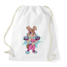 PRINTFASHION Gyúrós nyúl - Sportzsák, Tornazsák - Fehér tornazsák