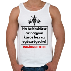 PRINTFASHION HA BELÉM KÖTSZ - Férfi atléta - Fehér