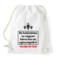 PRINTFASHION HA BELÉM KÖTSZ - Sportzsák, Tornazsák - Fehér tornazsák