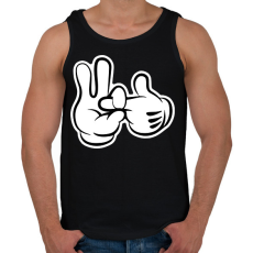 PRINTFASHION Ha érted..  - Férfi atléta - Fekete