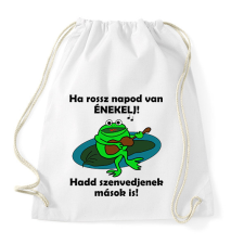 PRINTFASHION Ha rossz napod van - Sportzsák, Tornazsák - Fehér tornazsák