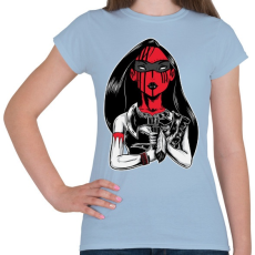 PRINTFASHION Háború hercegnője - Női póló - Világoskék