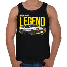 PRINTFASHION HachiRoku - Férfi atléta - Fekete atléta, trikó