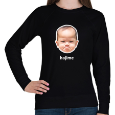 PRINTFASHION hajime - Női pulóver - Fekete női pulóver, kardigán