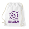 PRINTFASHION HAJRÁ LILÁK - Sportzsák, Tornazsák - Fehér