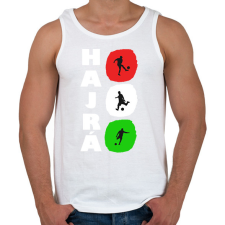 PRINTFASHION Hajrá Magyarok - Férfi atléta - Fehér atléta, trikó