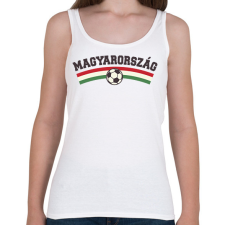 PRINTFASHION Hajrá Magyarország - Női atléta - Fehér női trikó