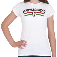 PRINTFASHION Hajrá Magyarország - Női póló - Fehér női póló