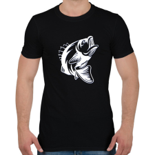PRINTFASHION Hal/Fish - Férfi póló - Fekete férfi póló
