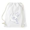 PRINTFASHION Hal/Fish - Sportzsák, Tornazsák - Fehér