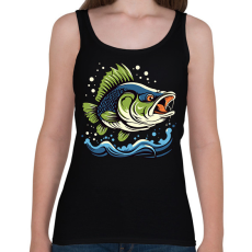 PRINTFASHION Hal - Női atléta - Fekete