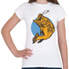 PRINTFASHION Hal - Női póló - Fehér