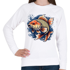 PRINTFASHION hal - Női pulóver - Fehér