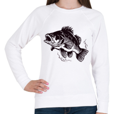 PRINTFASHION hal - Női pulóver - Fehér