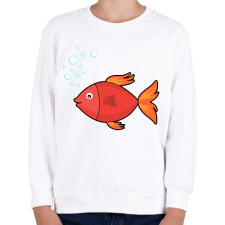 PRINTFASHION Halacska  - Gyerek pulóver - Fehér gyerek pulóver, kardigán