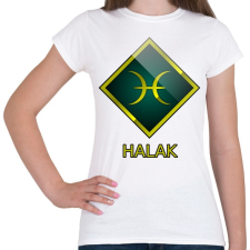 PRINTFASHION Halak - Női póló - Fehér női póló