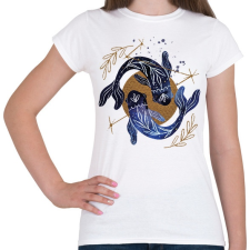 PRINTFASHION Halak - Női póló - Fehér női póló