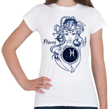 PRINTFASHION halak - Női póló - Fehér női póló