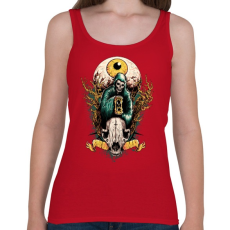 PRINTFASHION Halál szeme - Női atléta - Cseresznyepiros