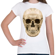 PRINTFASHION Halálfejes póló - Női póló - Fehér női póló