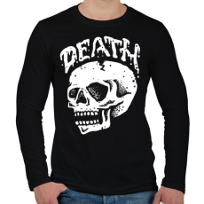PRINTFASHION Halálkoponya - Férfi hosszú ujjú póló - Fekete