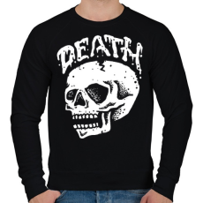 PRINTFASHION Halálkoponya - Férfi pulóver - Fekete