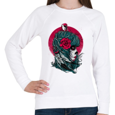 PRINTFASHION Halálmadár - Női pulóver - Fehér