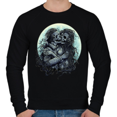 PRINTFASHION Halálos Csók - Férfi pulóver - Fekete