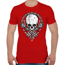 PRINTFASHION Halálsor - Férfi póló - Piros férfi póló