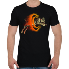 PRINTFASHION Halálugrás - Férfi póló - Fekete