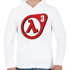 PRINTFASHION Half Life 3 - Férfi kapucnis pulóver - Fehér