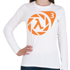 PRINTFASHION Half Life 3 - Női hosszú ujjú póló - Fehér női póló