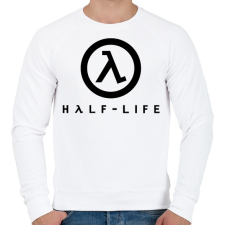 PRINTFASHION Half-Life logo - Férfi pulóver - Fehér férfi pulóver, kardigán