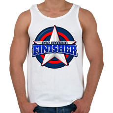 PRINTFASHION HALF MARATHON FINISHER 2 - Férfi atléta - Fehér