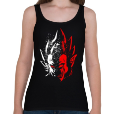 PRINTFASHION Half Supermonkey - Női atléta - Fekete