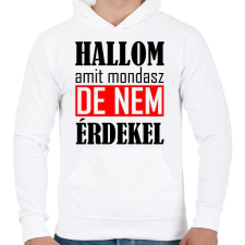 PRINTFASHION Hallom - Férfi kapucnis pulóver - Fehér női pulóver, kardigán