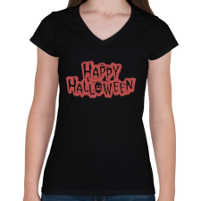 PRINTFASHION Halloween 5 - Női V-nyakú póló - Fekete női póló