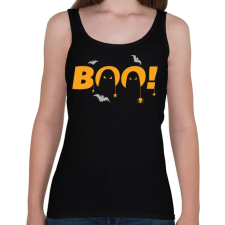 PRINTFASHION Halloween Boo! - Női atléta - Fekete női trikó